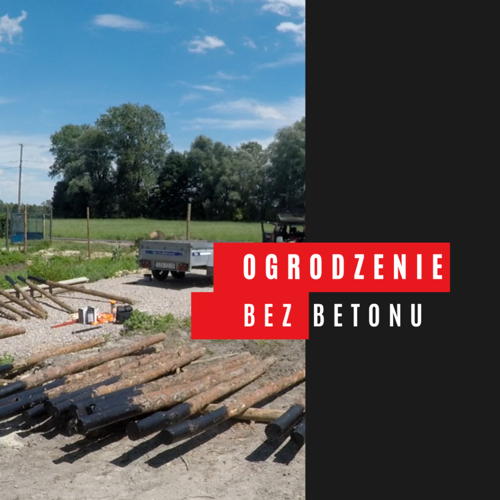 Stemple budowlane na ogrodzenie terenu budowy