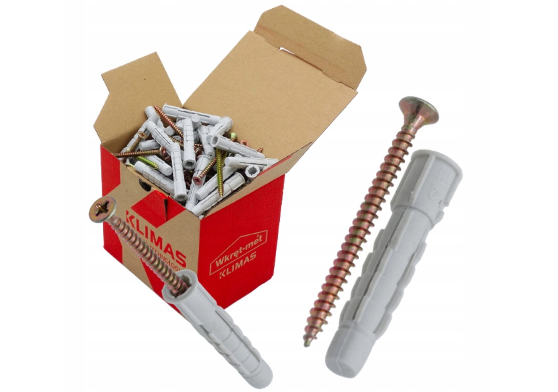 Kołek Rozporowy KW 6x35 z Wkrętem 3,5x45 - 100 szt.