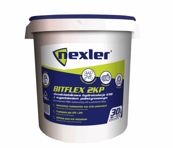 Nexler Bitflex 2KP - Hydroizolacja Dwuskładnikowa 30L - obrazek 2
