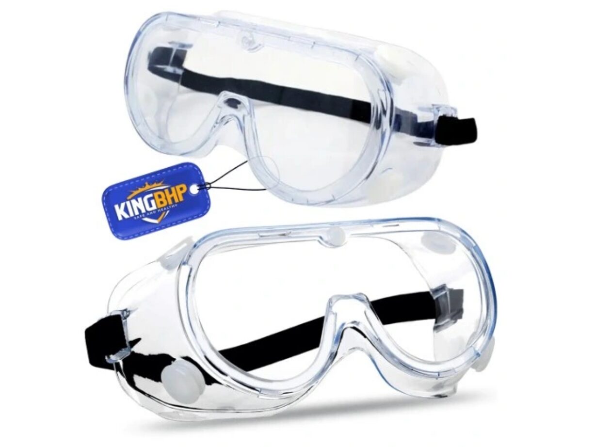 Okulary ochronne panoramiczne bezbarwne BHP