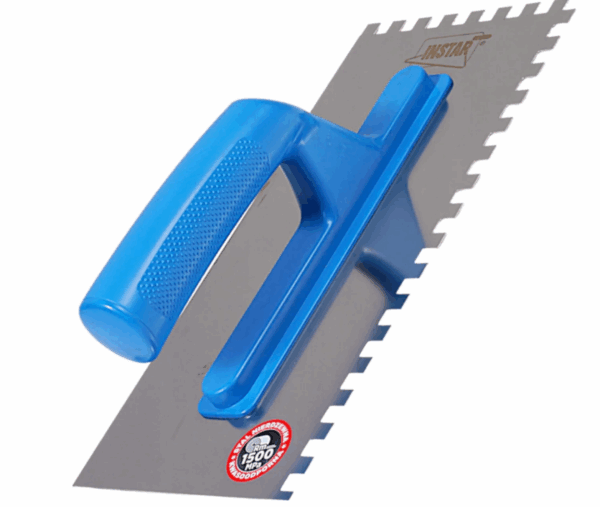 Paca nierdzewna zębata 128x270 mm ząb 6x6 mm z plastikowym uchwytem - Copy - obrazek 3