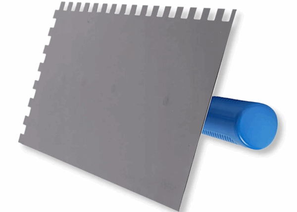Paca nierdzewna zębata 128x270 mm ząb 6x6 mm z plastikowym uchwytem - Copy - obrazek 5