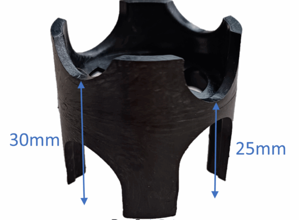 500 szt. Podkładka pod zbrojenie – dystans 15-30mm, mocne - obrazek 2