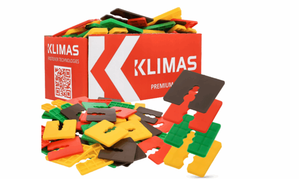 Podkładki dystansowe plastikowe 2,5mm – 200 sztuk
