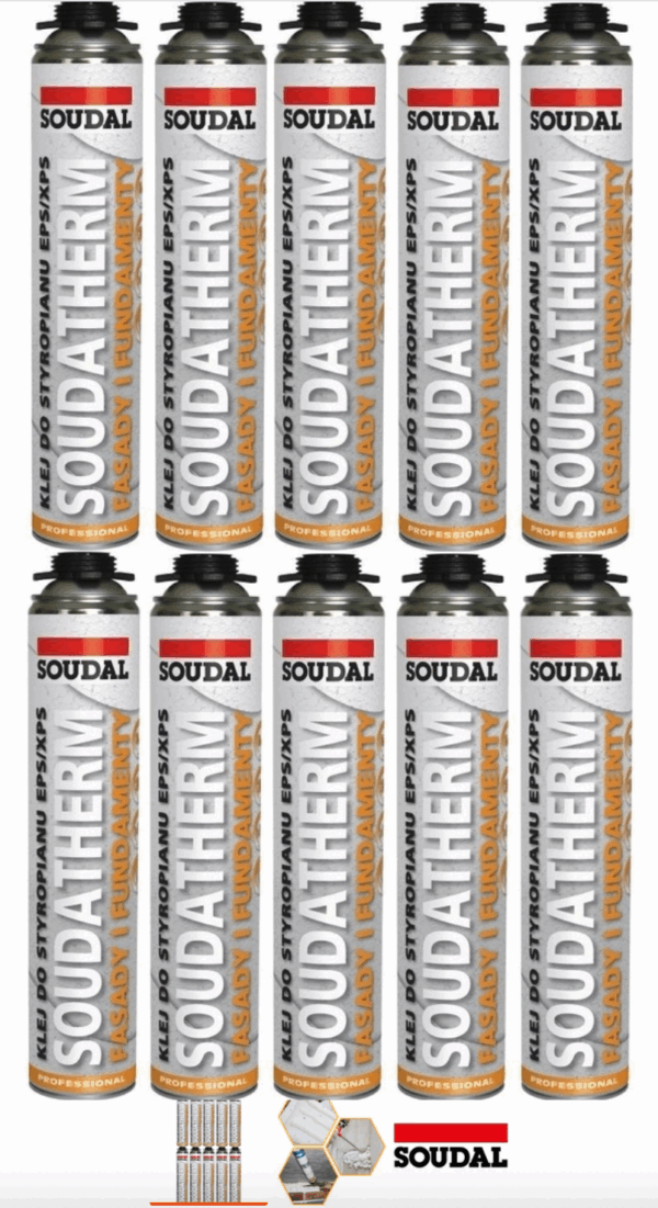 Pianoklej Soudal do Styropianu XPS EPS Soudatherm