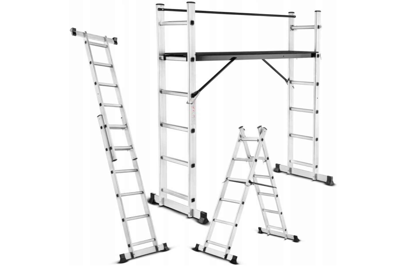 Rusztowanie aluminiowe 2x8 składane 4,8m - 150kg
