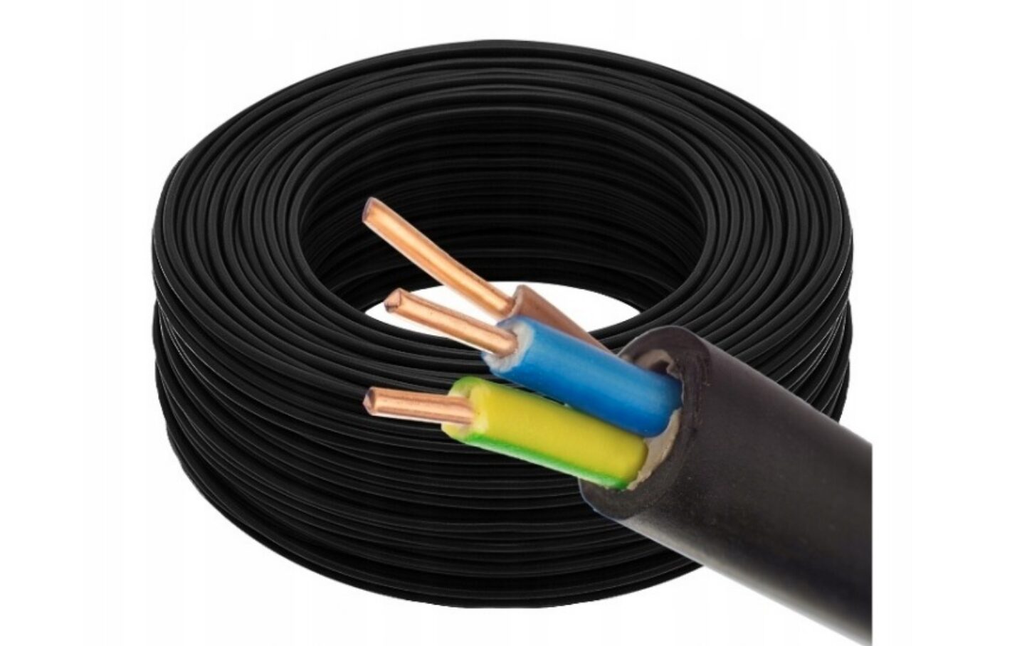 Kabel Ziemny YKY 3x2,5 0,6/1kV Elektrokabel 50m